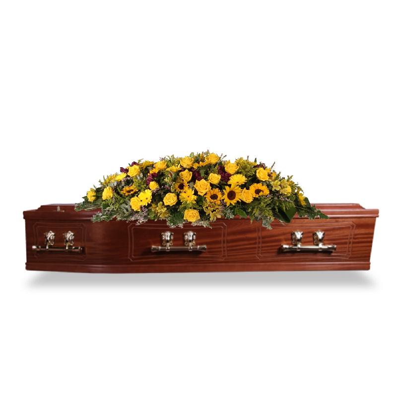 Bouquet de fleurs Yellow Coffin Spray
