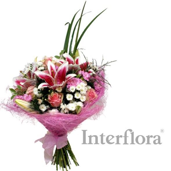 Bouquet de fleurs With Love in Pink