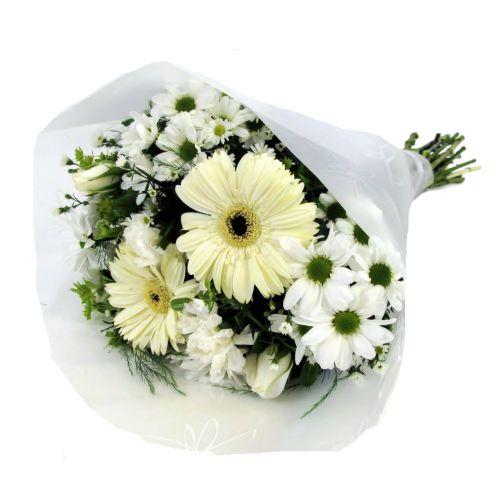 Bouquet de fleurs White Mixed Bunch