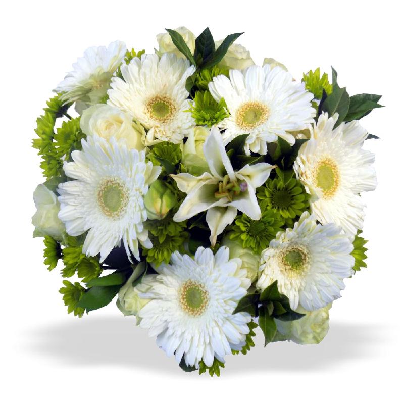 Bouquet de fleurs White Bunch LRG