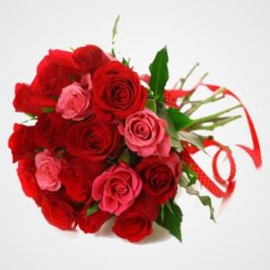 Bouquet de fleurs Red & Pink Roses