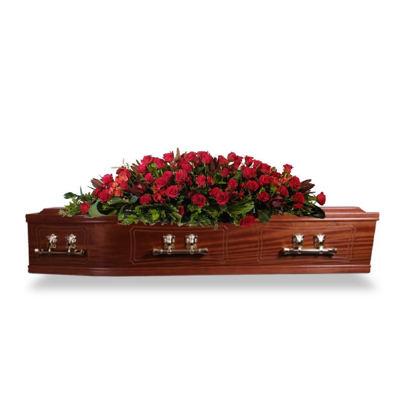 Bouquet de fleurs Red Coffin Spray