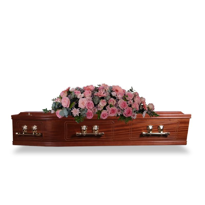 Bouquet de fleurs Pink Coffin Spray