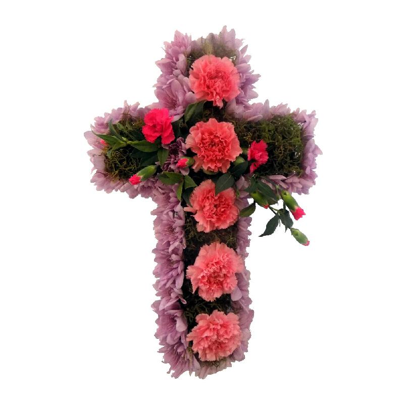 Bouquet de fleurs Pink Cross